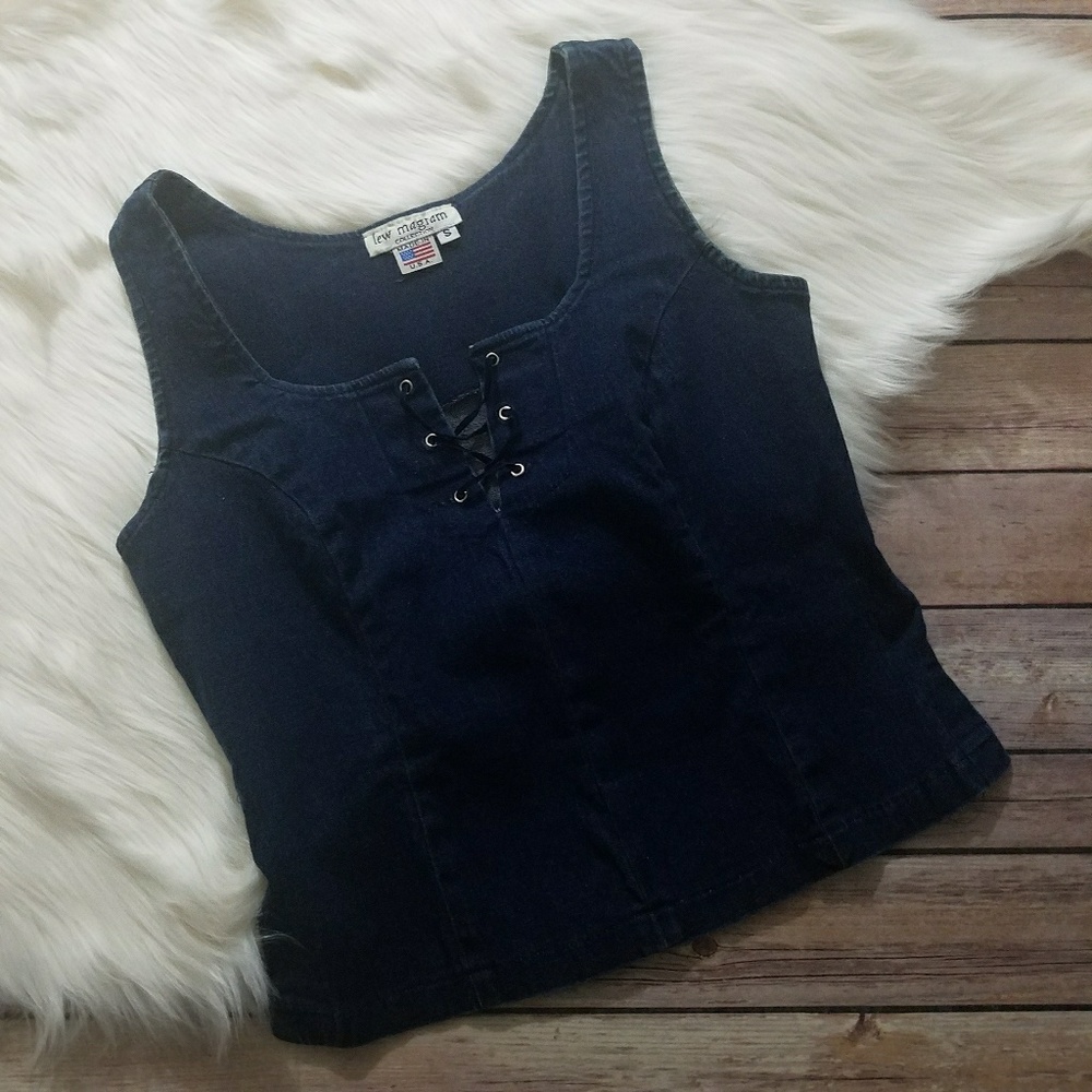Jean Tank Top